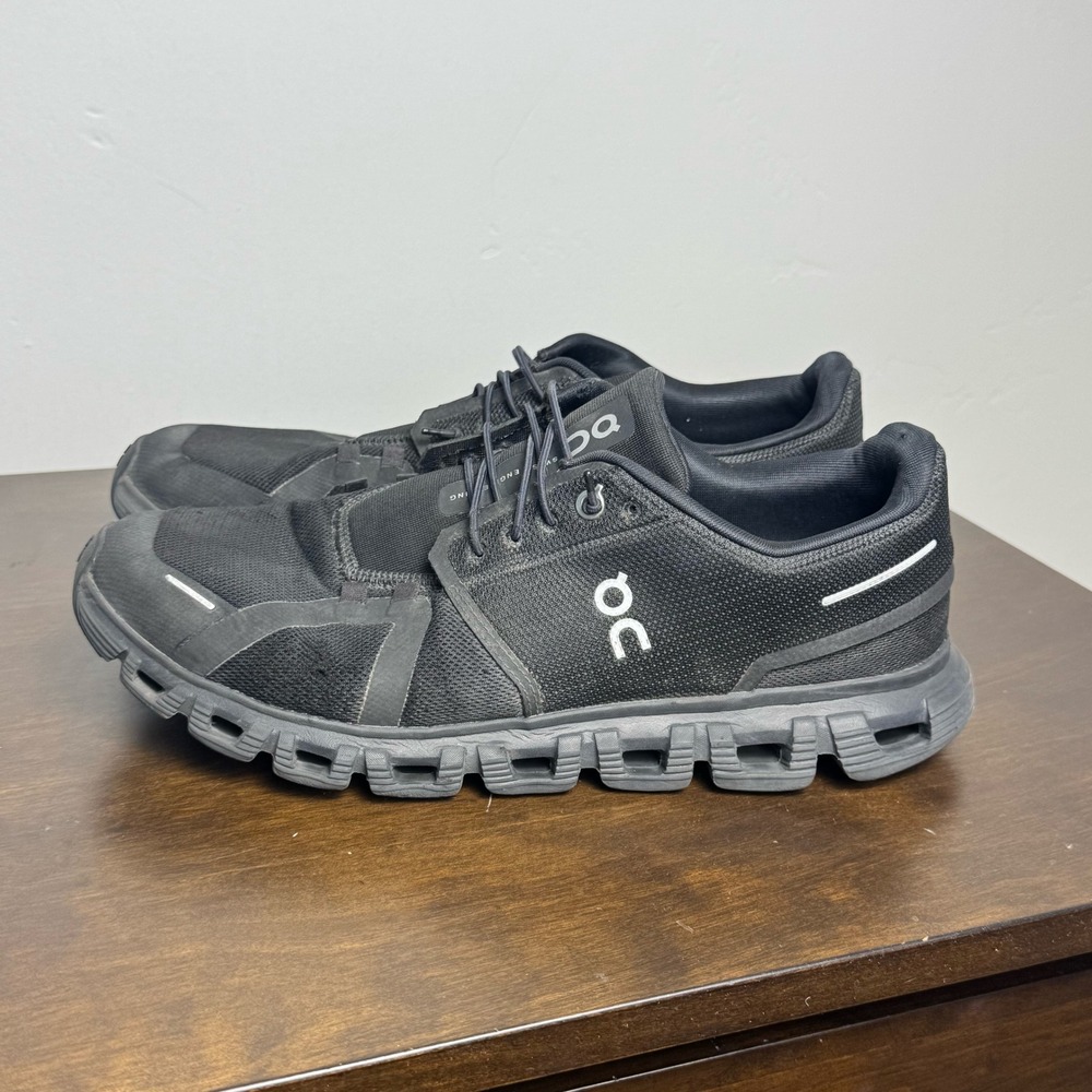 On Cloud 6 Lifestyle Sneaker Shoe Mens 11.5 Black Black